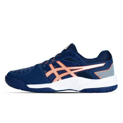 Tênis GEL-Backhand – Masculino – Azul Marinho com Branco e Laranja