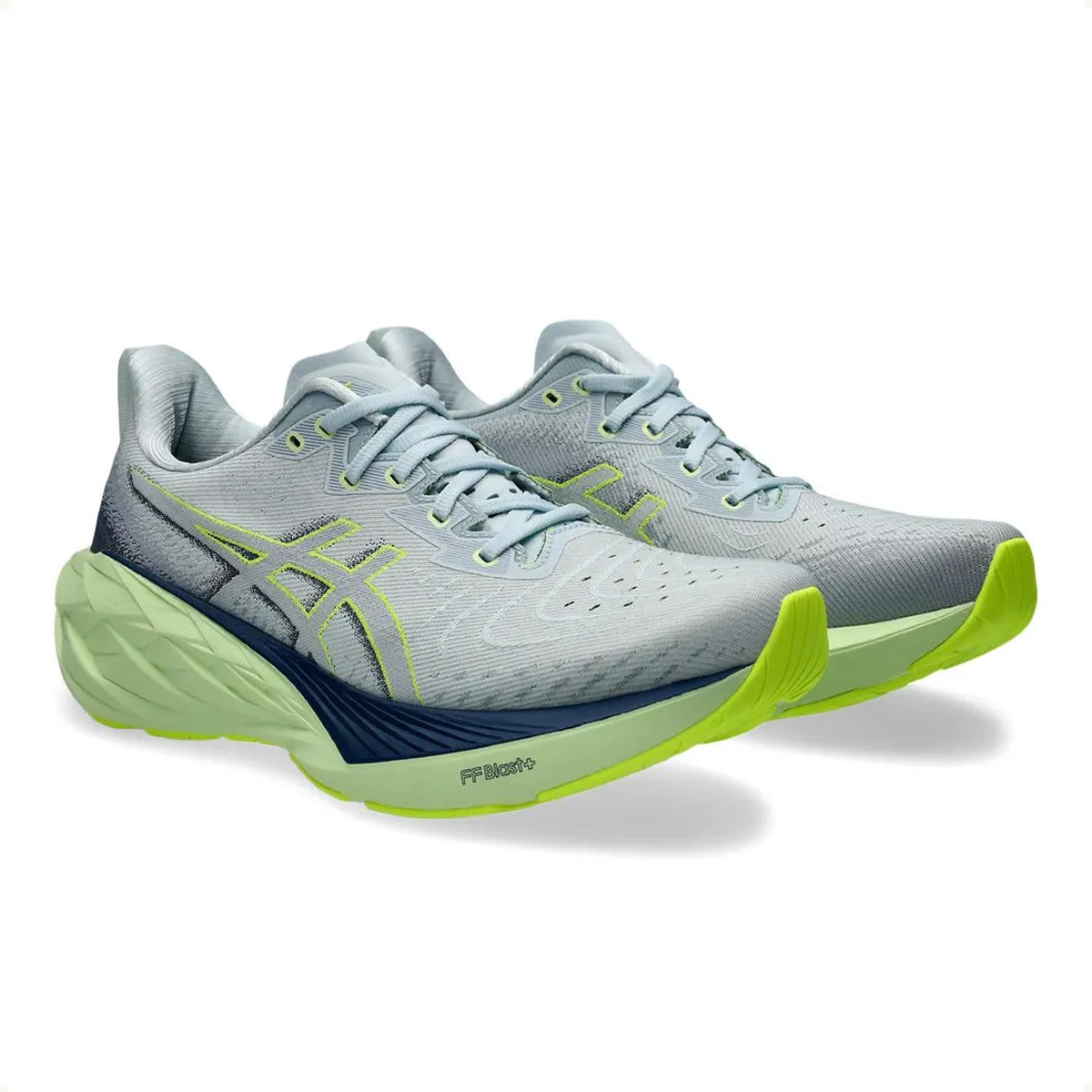 Tênis Asics Gel Novablast 4 Masculino Cinza E Verde