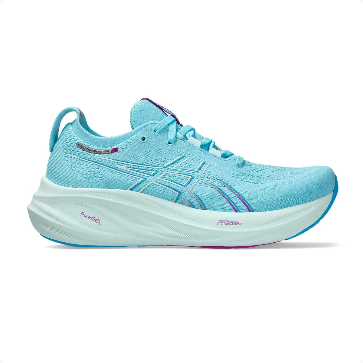 Tênis Asics Gel Nimbus 26 Feminino Azul E Verde