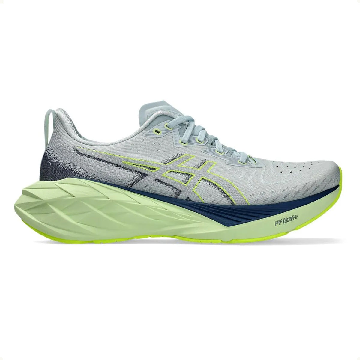 Tênis Asics Gel Novablast 4 Masculino Cinza E Verde