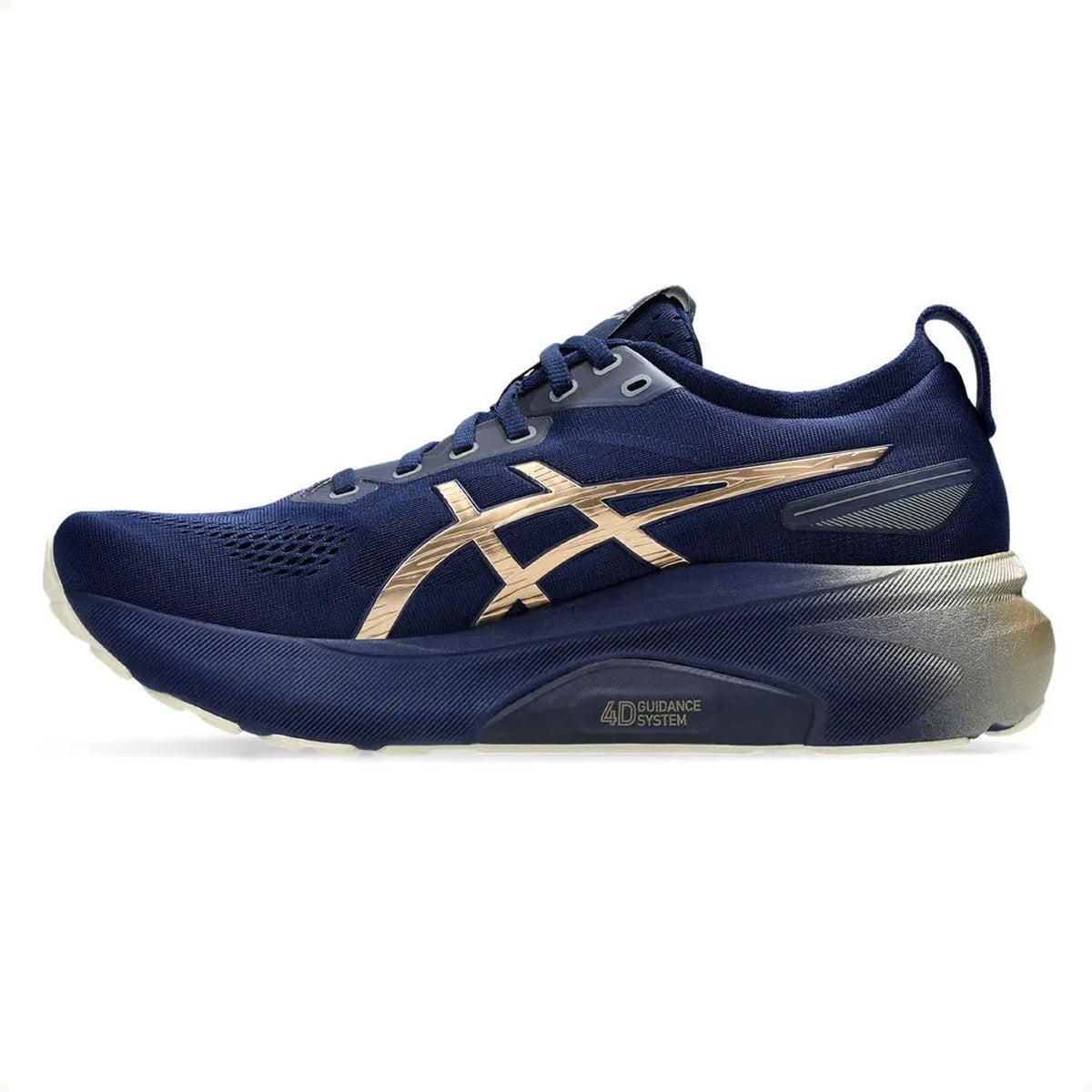 Tênis Asics Gel Kayano 31 Masculino Platinum Azul E Dourado