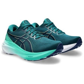 Tênis GEL-Kayano 30 – Feminino – Verde e Azul Marinho com Branco